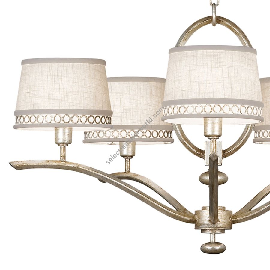 Silver / White Linen Shades - 785440