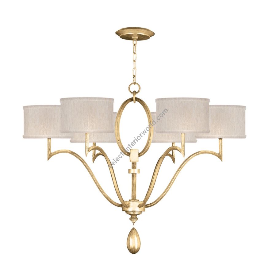 Gold Leaf / Champagne Fabric Shades - 785840-33