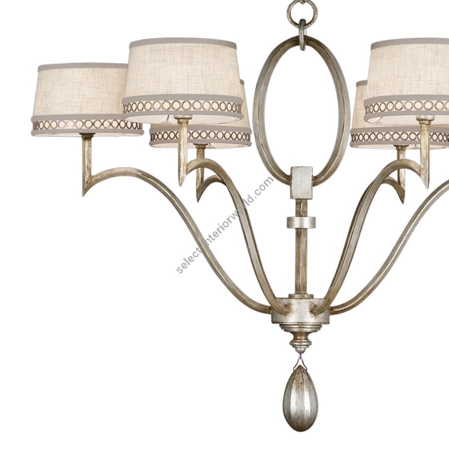 Silver / White Linen Shades - 785840