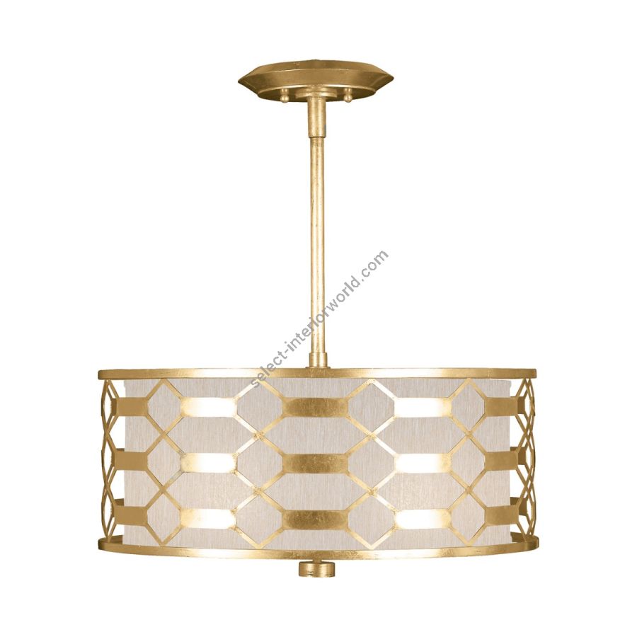 Gold Leaf / Champagne Fabric Shade - 787540-33