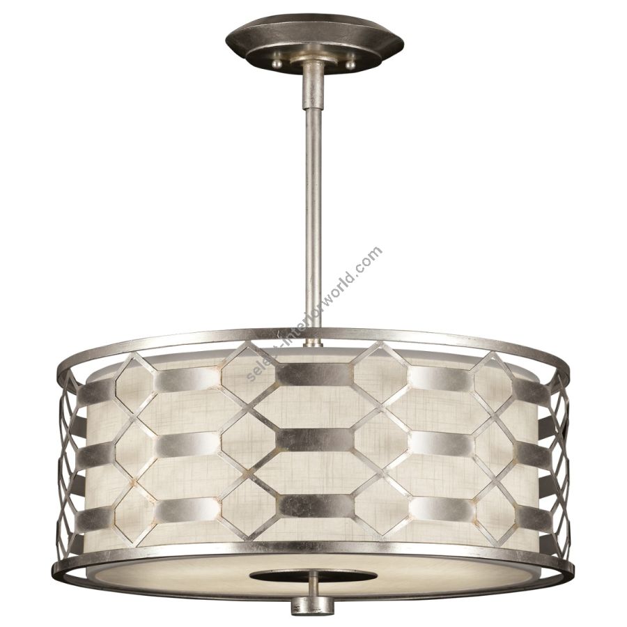 Silver / White Linen Shade - 787540