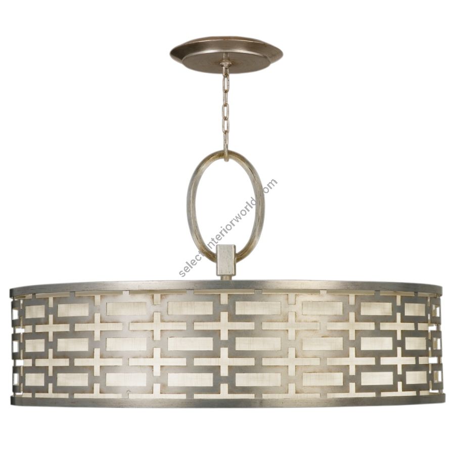 Silver / White Linen Shade - 787640