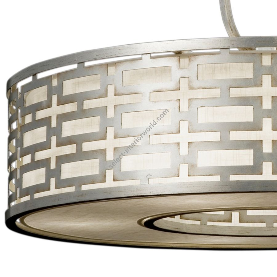 Silver / White Linen Shade - 787640