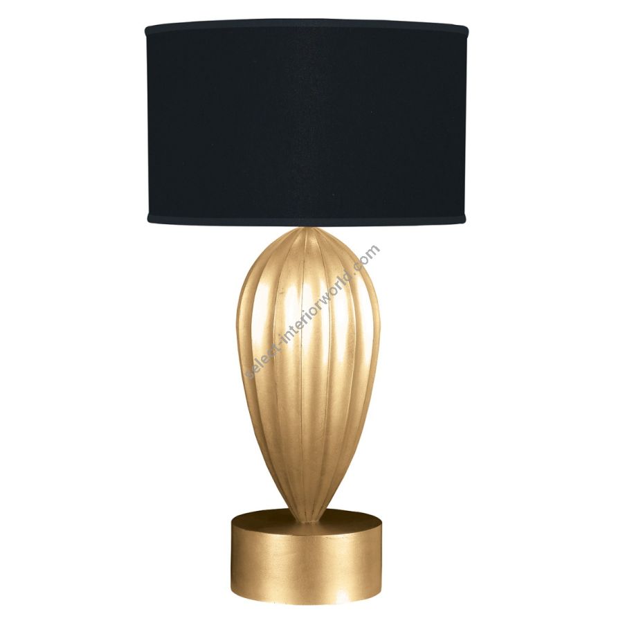 Gold Leaf / Black Fabric & Gold Inner Lining Shade - 793110-34