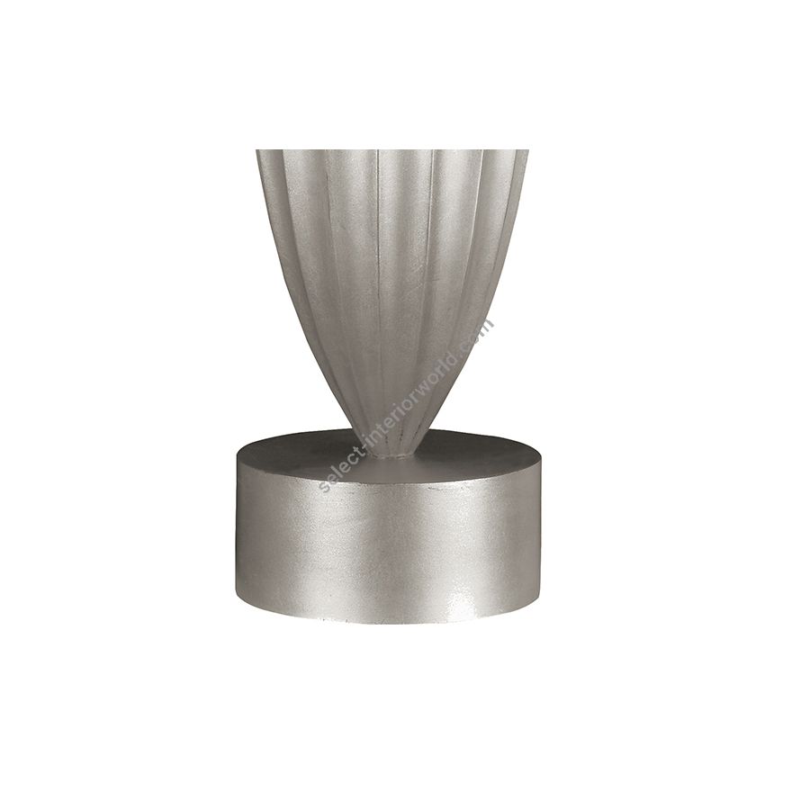Silver Leaf / White Fabric Shade - 793110-41