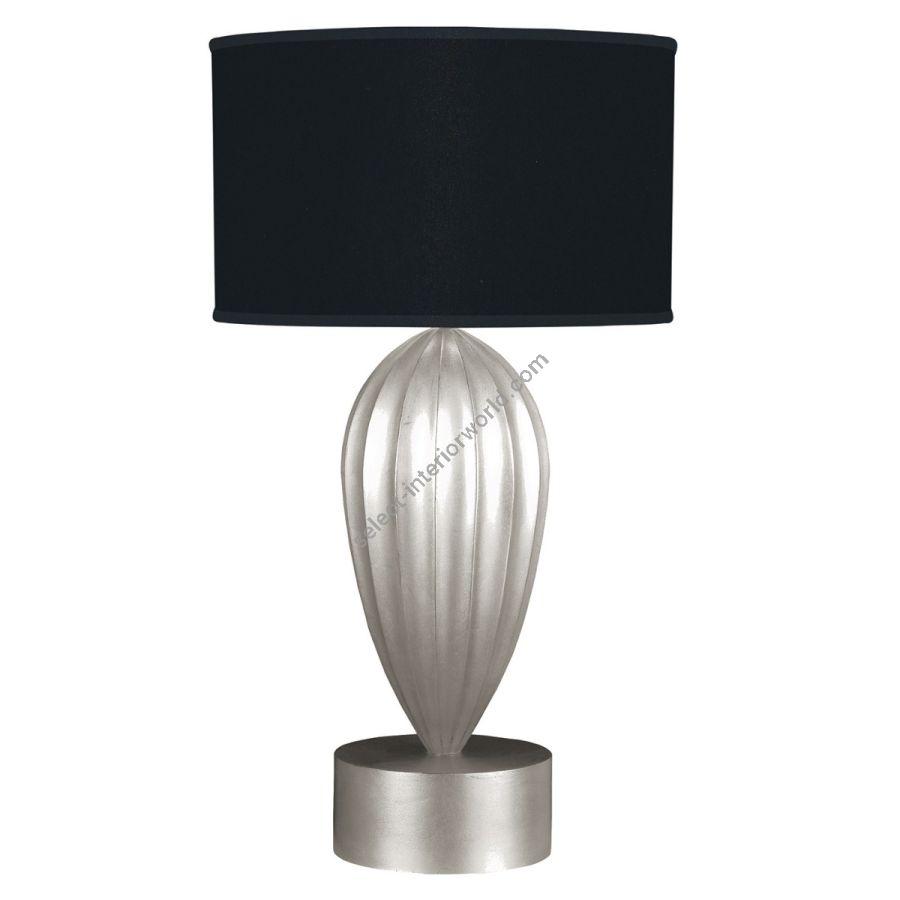 Silver Leaf / Black Fabric & Silver Inner Lining Shade - 793110-42