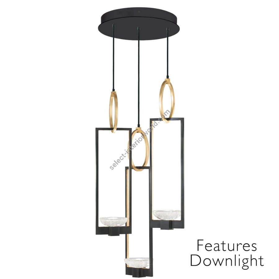 Black / Features down light / 6 Lights - 892940-31
