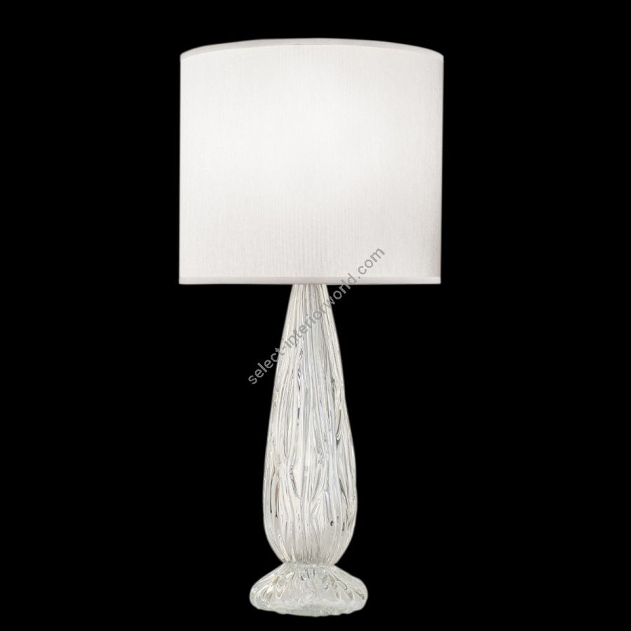 Silver / White Fabric Shade - 900410-16