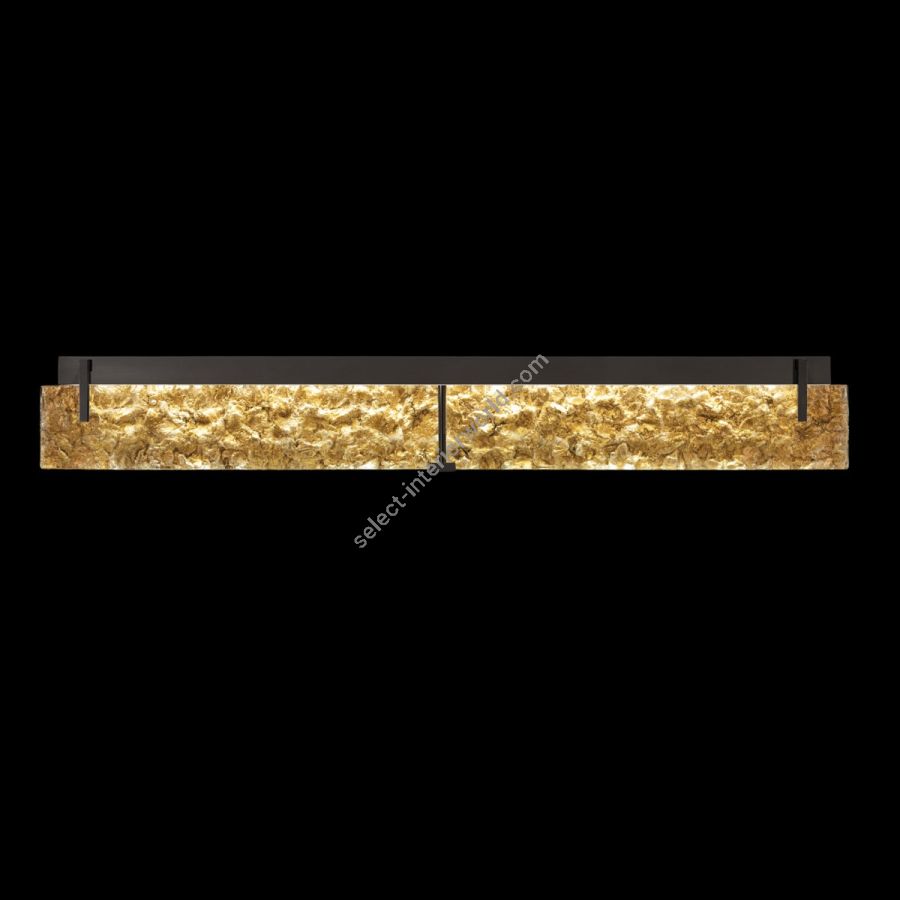 Black / Gold Leaf Glass - 913950-12