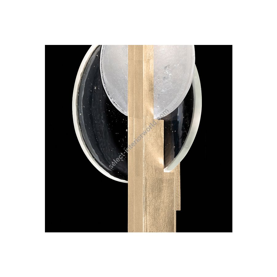 Soft Gold Leaf / Clear & White Glass 920550-5