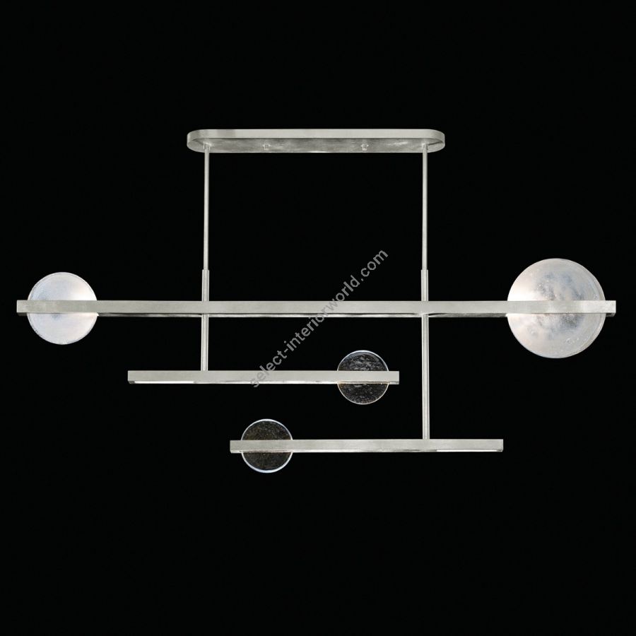 Silver Leaf / Clear & White Glass 921240-4