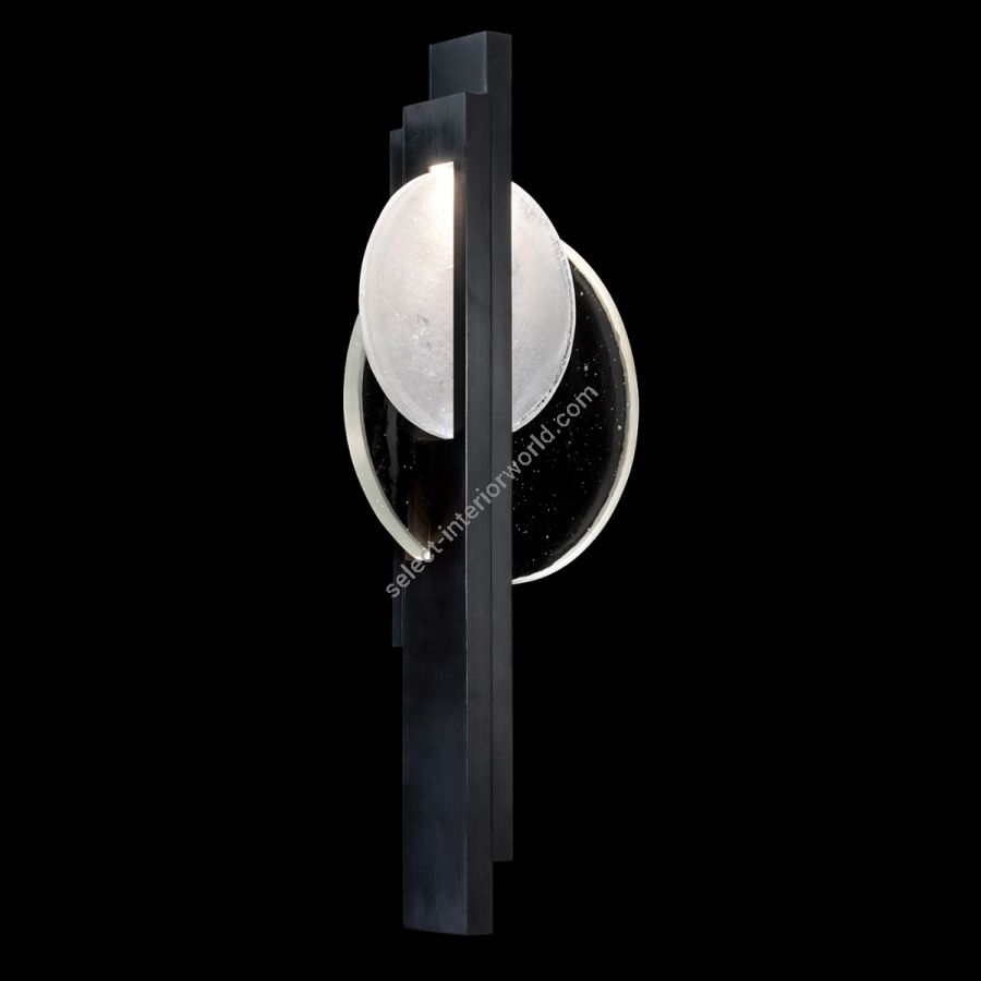Black Iron / Clear & White Glass 921650-1
