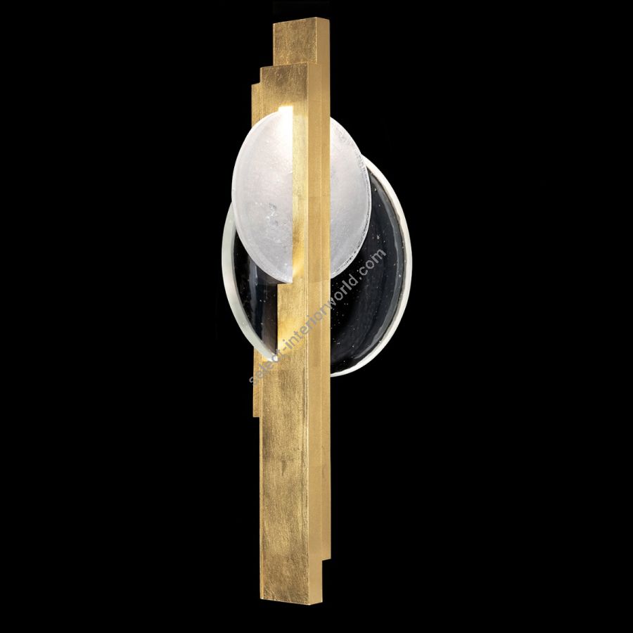 Gold Leaf / Clear & White Glass 921650-3
