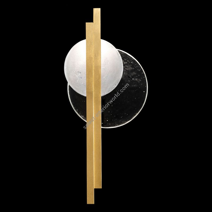Gold Leaf / Clear & White Glass 921650-3
