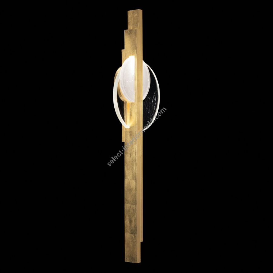 Gold Leaf / Clear & White Glass 921750-3