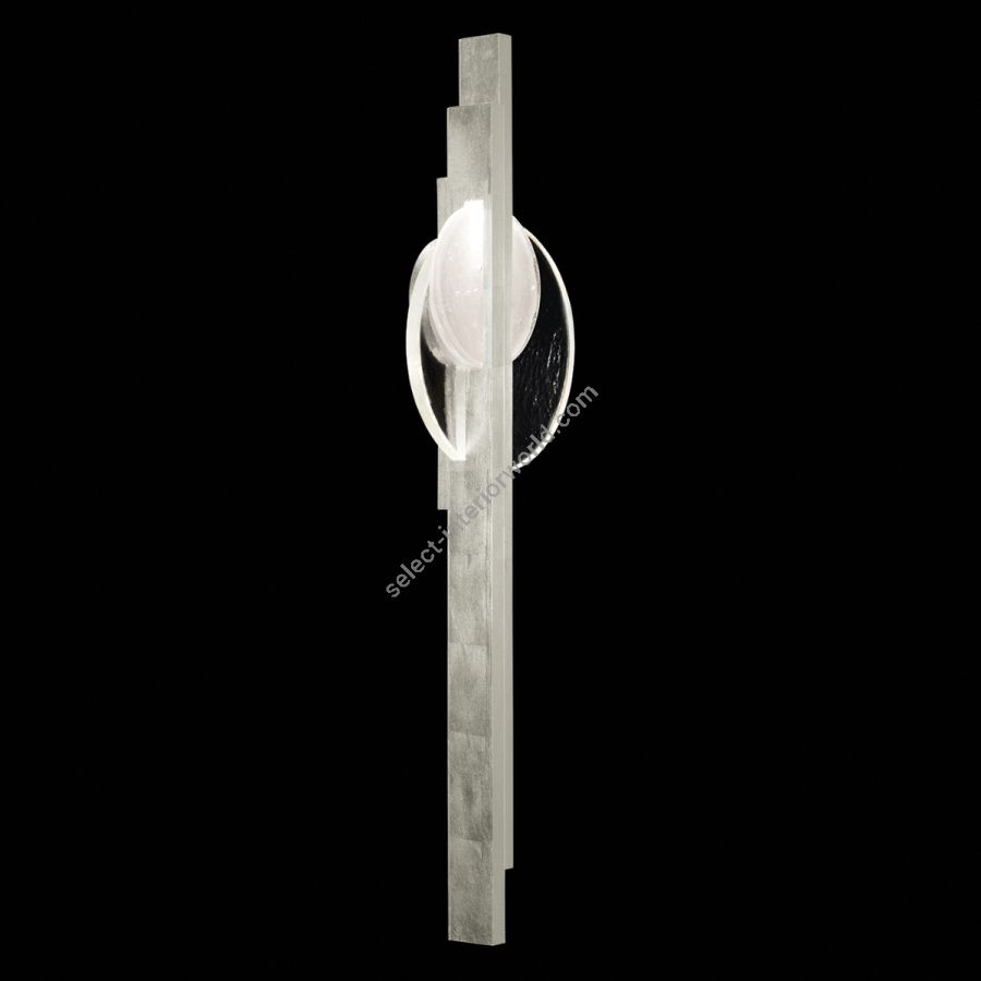 Silver Leaf / Clear & White Glass 921750-4