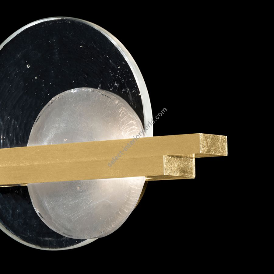 Gold Leaf / Clear & White Glass 922350-3