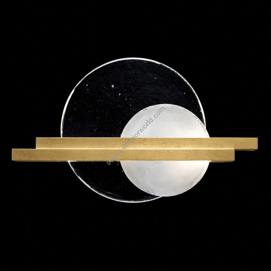 Gold Leaf / Clear & White Glass 922350-3