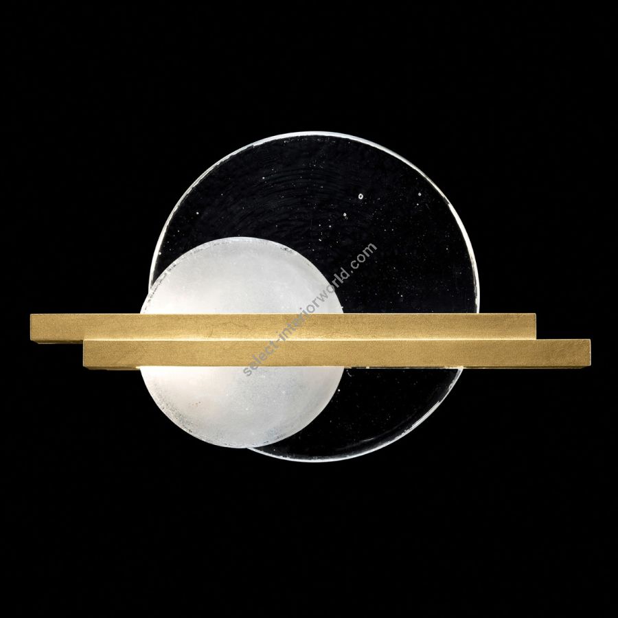 Gold Leaf / Clear & White Glass 922450-3