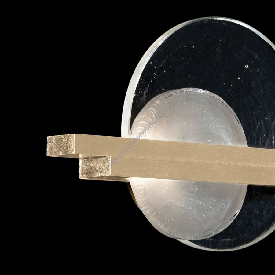 Soft Gold Leaf / Clear & White Glass 922450-5