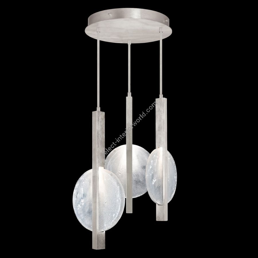 Silver Leaf / White Glass 922640-4