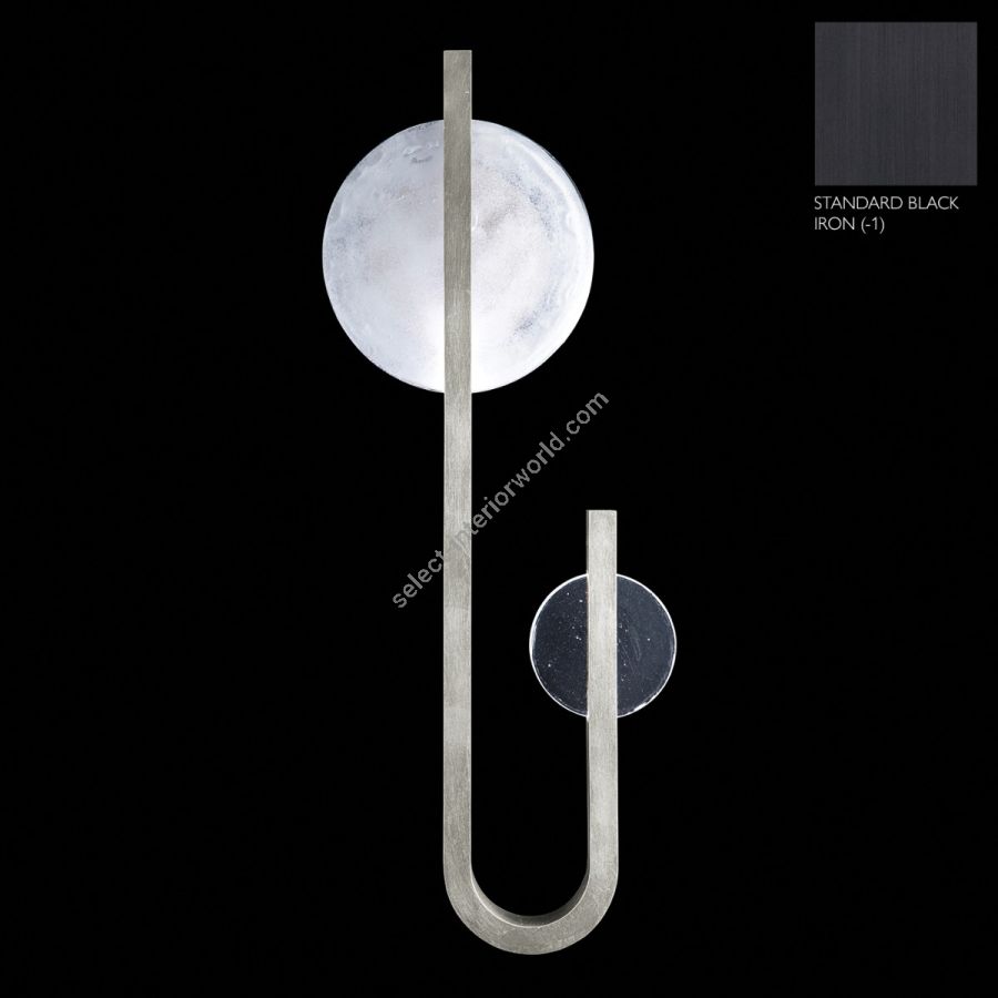Black Iron / Clear & White Glass 922950-1
