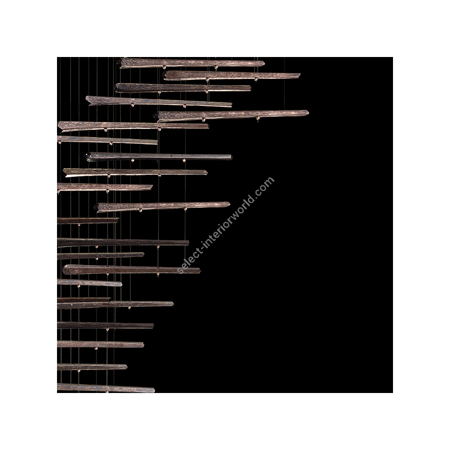 Elevate 62″ 894840-251 Gold / Meteorite Spires