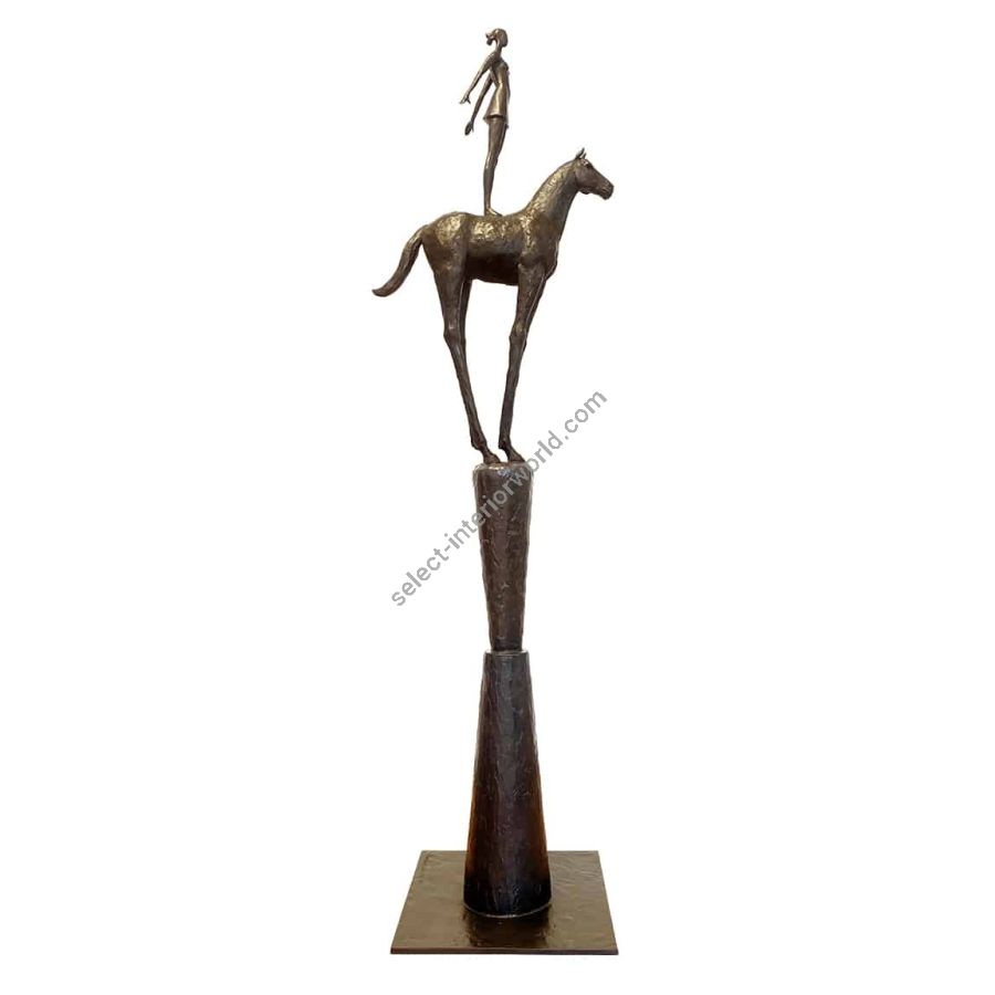Bronze, green / brown patina