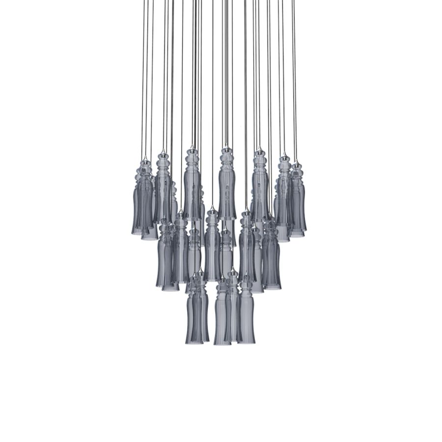 Pendant lamp / Fumè - Smoked glass