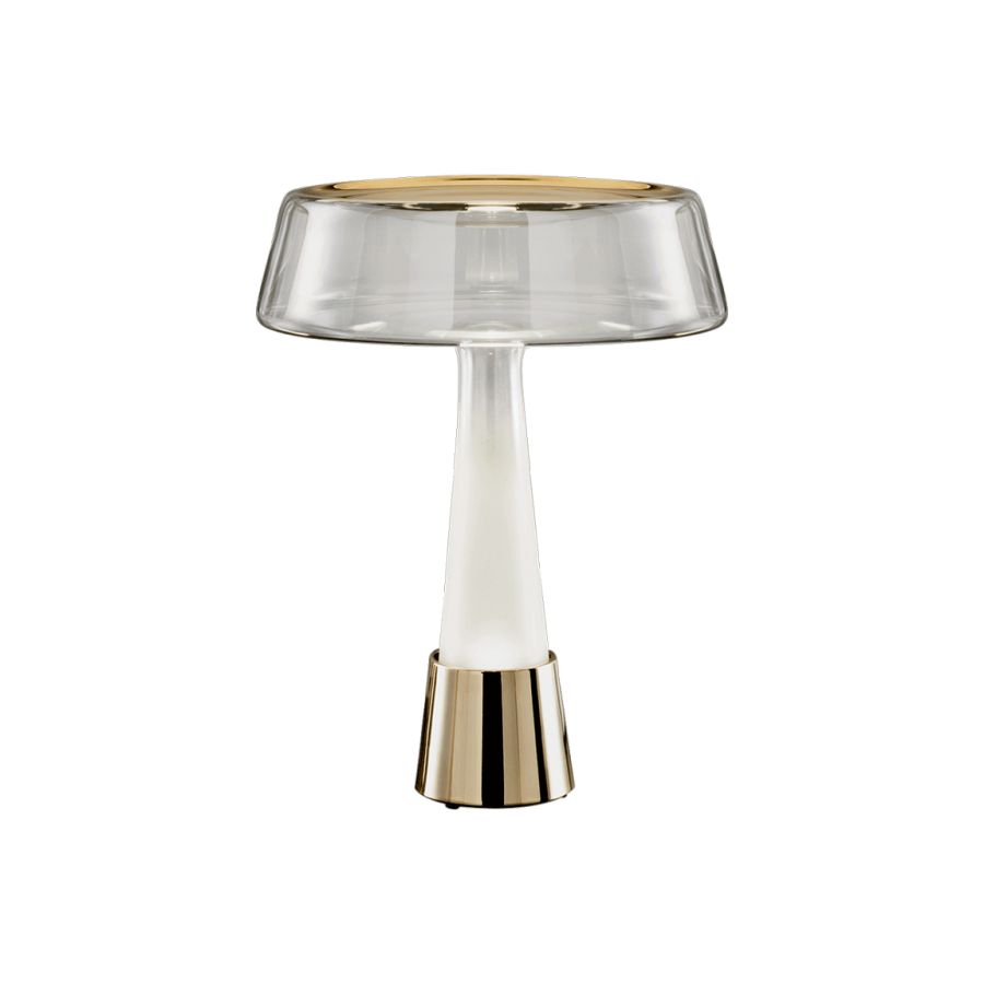 Table led lamp / Gold top / Light Gold finish
