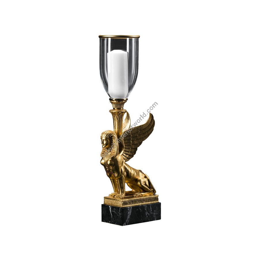 Candelstick / Antique Gold Plated finish