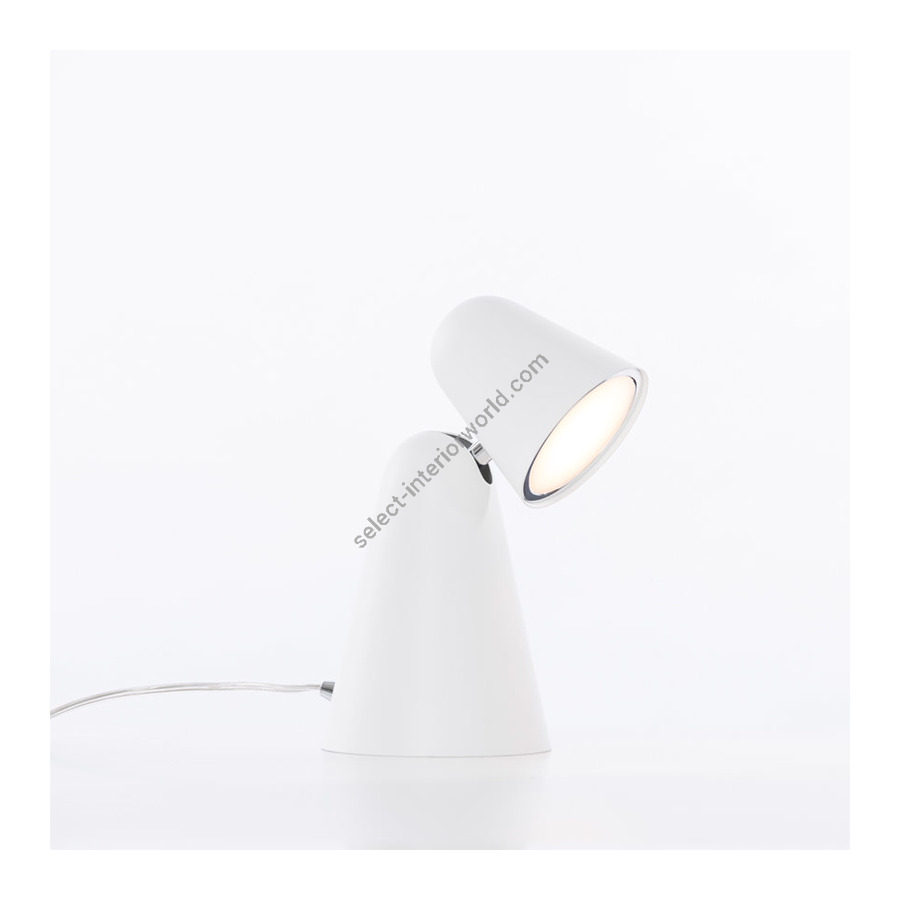 Matt white finish