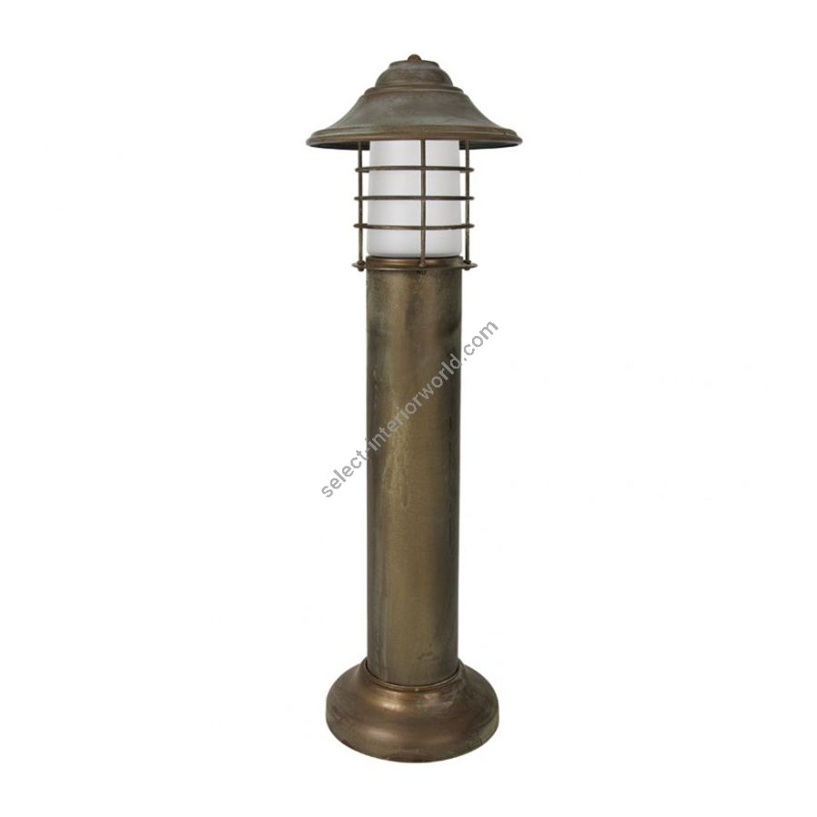 Aged brass finish / Opal glass