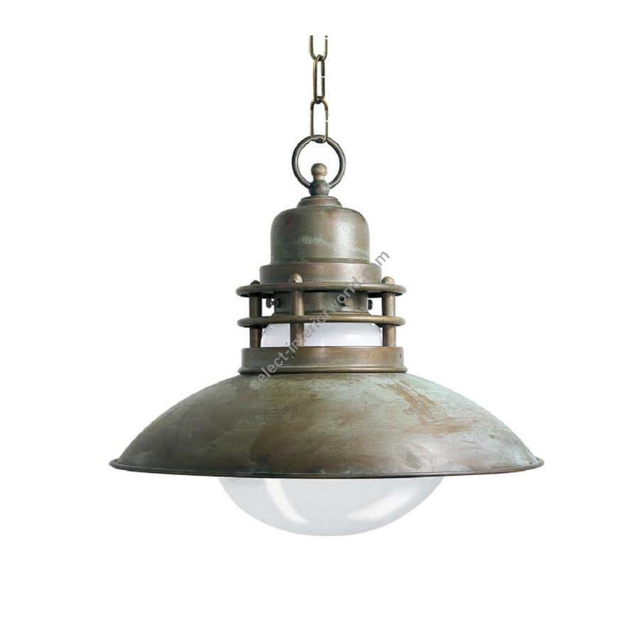 Aged brass finish