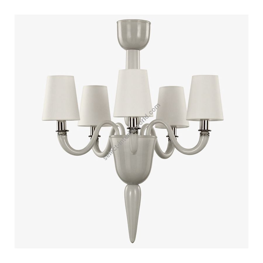 Opaque Light Gray Glass