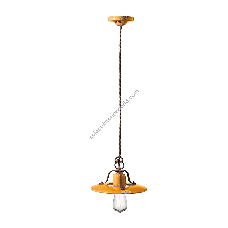 Yellow (Vig) finish (cm.: W 25 x D 25 / inch.: W 9.8" x D 9.8")