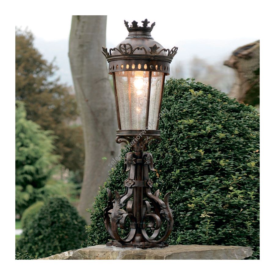Iron nature finish (cm.: H 114 x 42 x 42 / inch: 44.9" x 16.5" x 16.5")