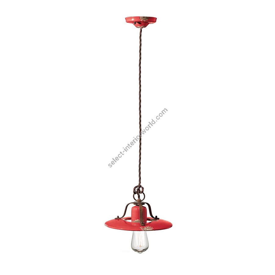 Red (Sfr) finish (cm.: W 25 x D 25 / inch.: W 9.8" x D 9.8")