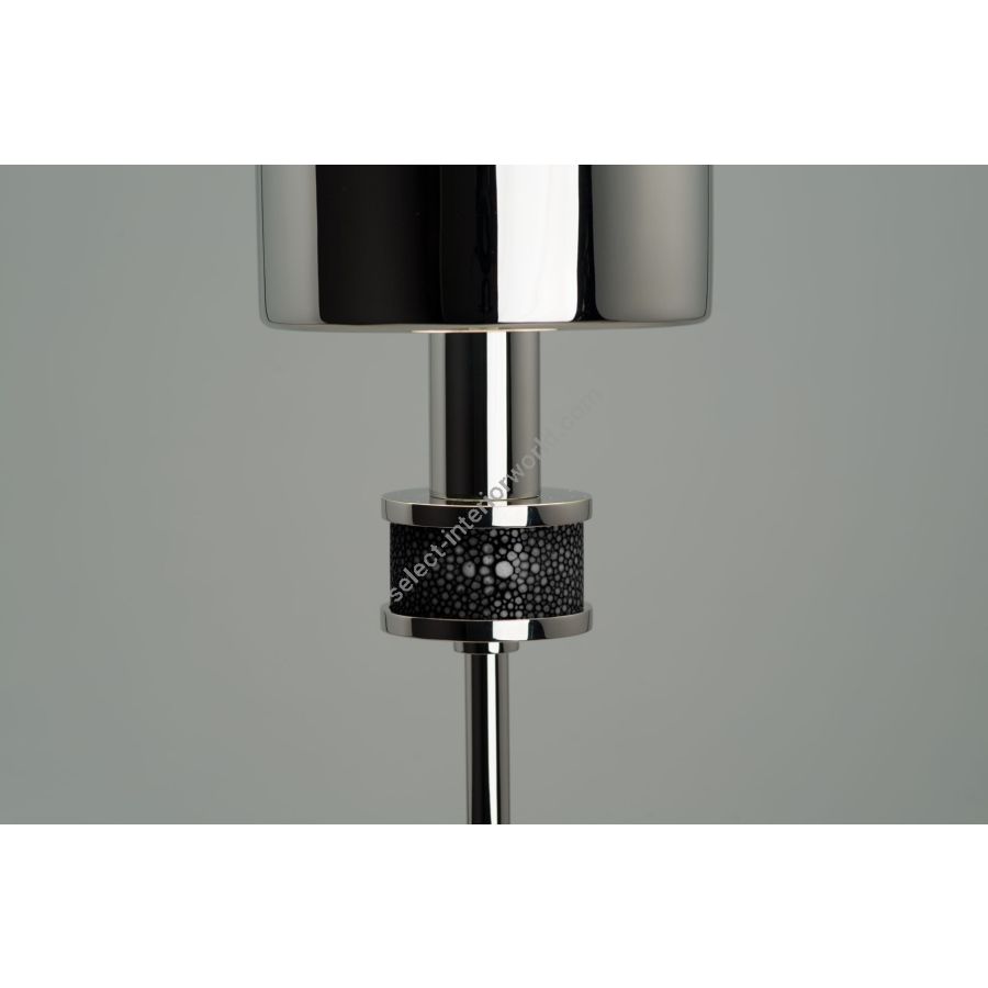 Insert with Charcoal Shagreen