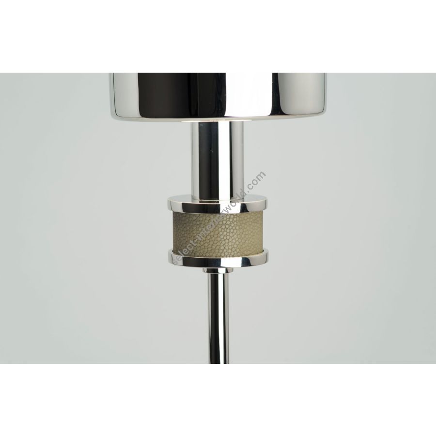 Insert with Sage Green Shagreen