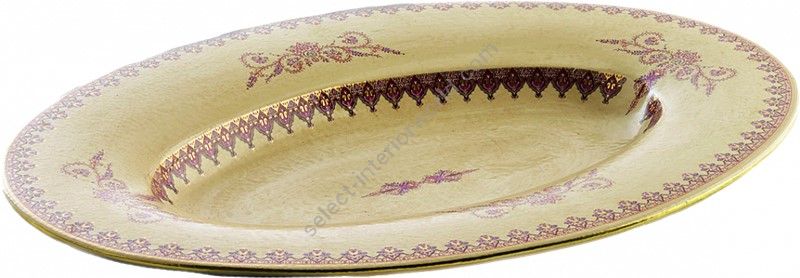 Le Porcellane / Teller & Schüsseln Geschirr / Tray Bisanzio 02806