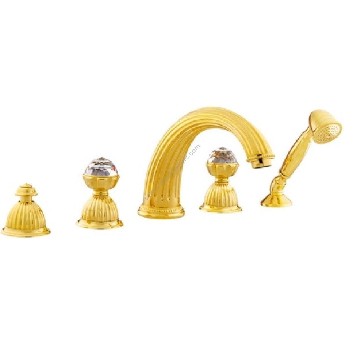 Bronces Mestre / Bad-Dusche-Armaturen / Fünf-Loch-Badeset mit Swarovski-Kristall 033216.000.00