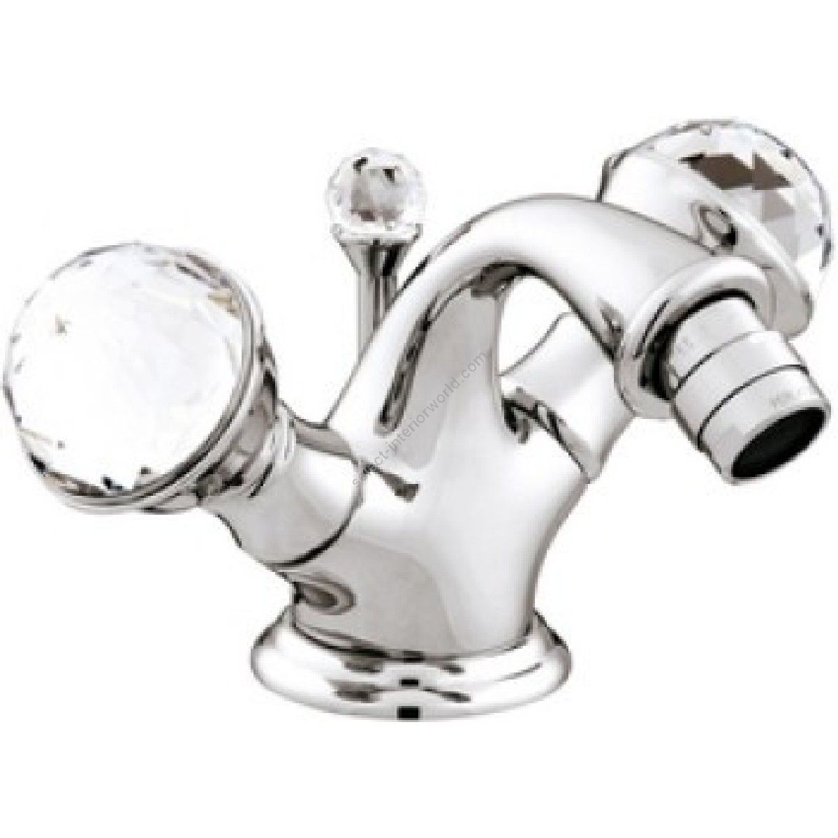 Bronces Mestre / Bidet-Armaturen / Bidet-Einlochbatterie mit Swarovski-Kristall 037225.C00.50