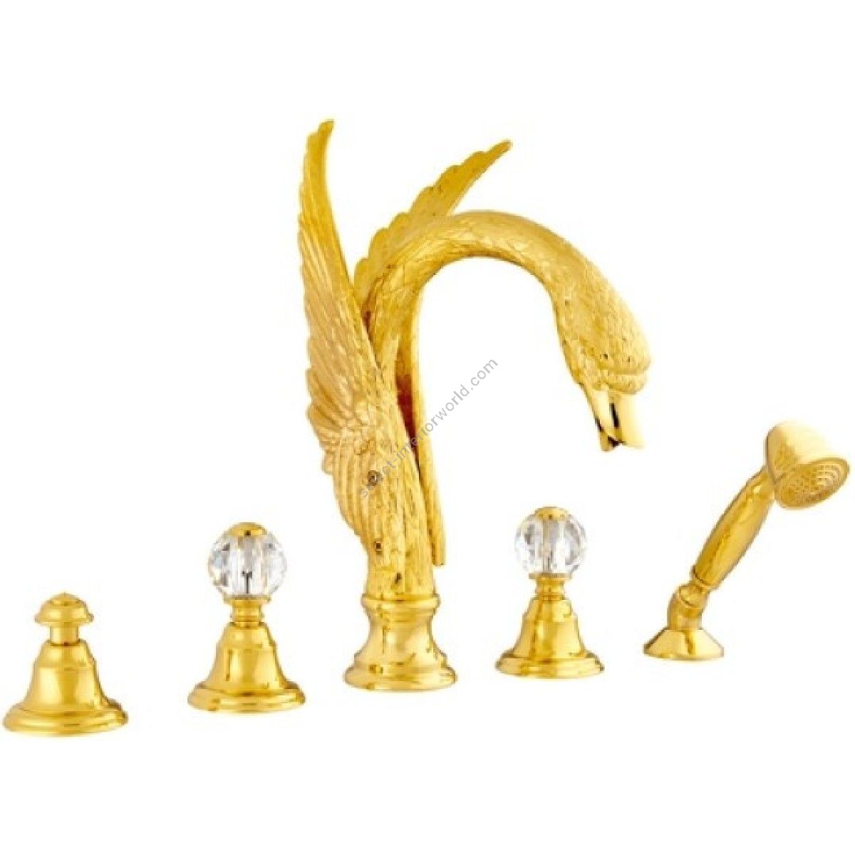 Bronces Mestre / Bad-Dusche-Armaturen / Fünf-Loch-Badeset mit Swarovski-Kristall 039156.000.00