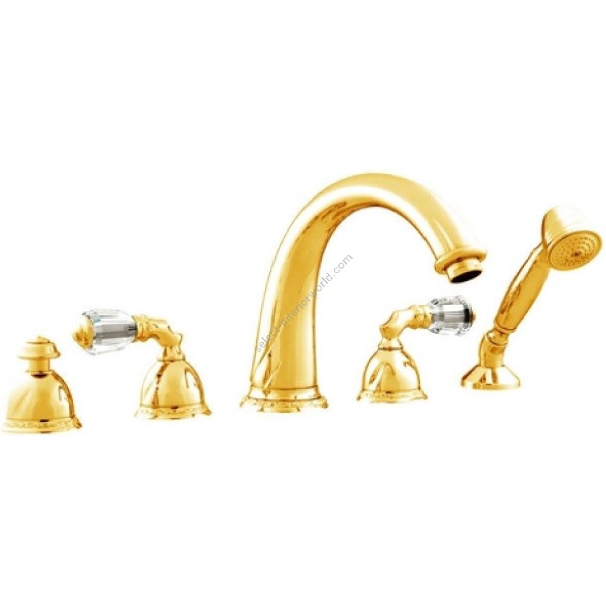 Bronces Mestre / Bad-Dusche-Armaturen / Fünf-Loch-Badeset mit Swarovski-Kristall 051616.A00.00