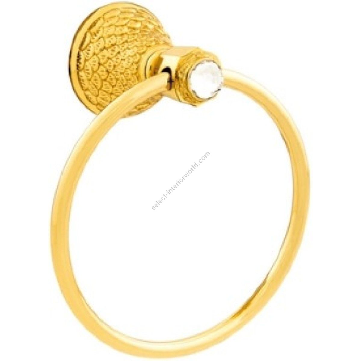 Bronces Mestre / Handtuch-Halter / Handtuchring Durchmesser 165mm mit Swarovski Kristall 059273.000.01