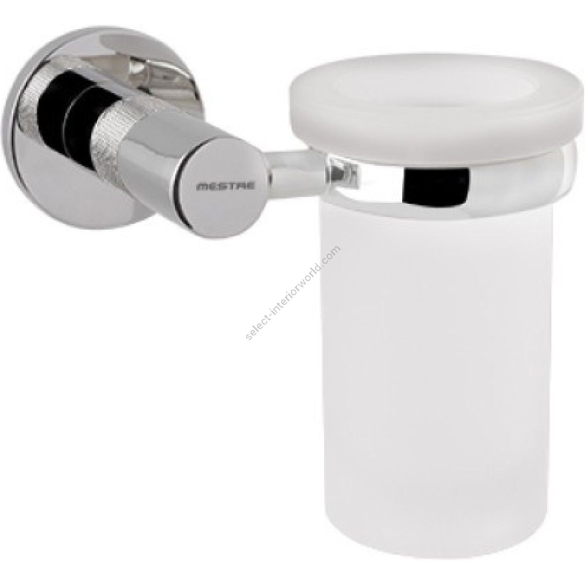 Bronces Mestre / Zahnbürstenhalter / Wandzahnbürstenhalter mit verziertem Messingring 071080.P00.50