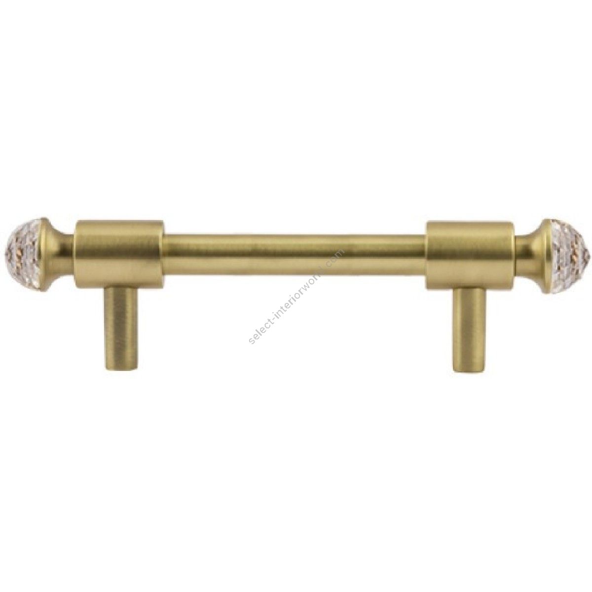 Bronces Mestre / Furniture Handles / Clasica with Swarovski crystal 96mm between centers 0T5000.S96.30