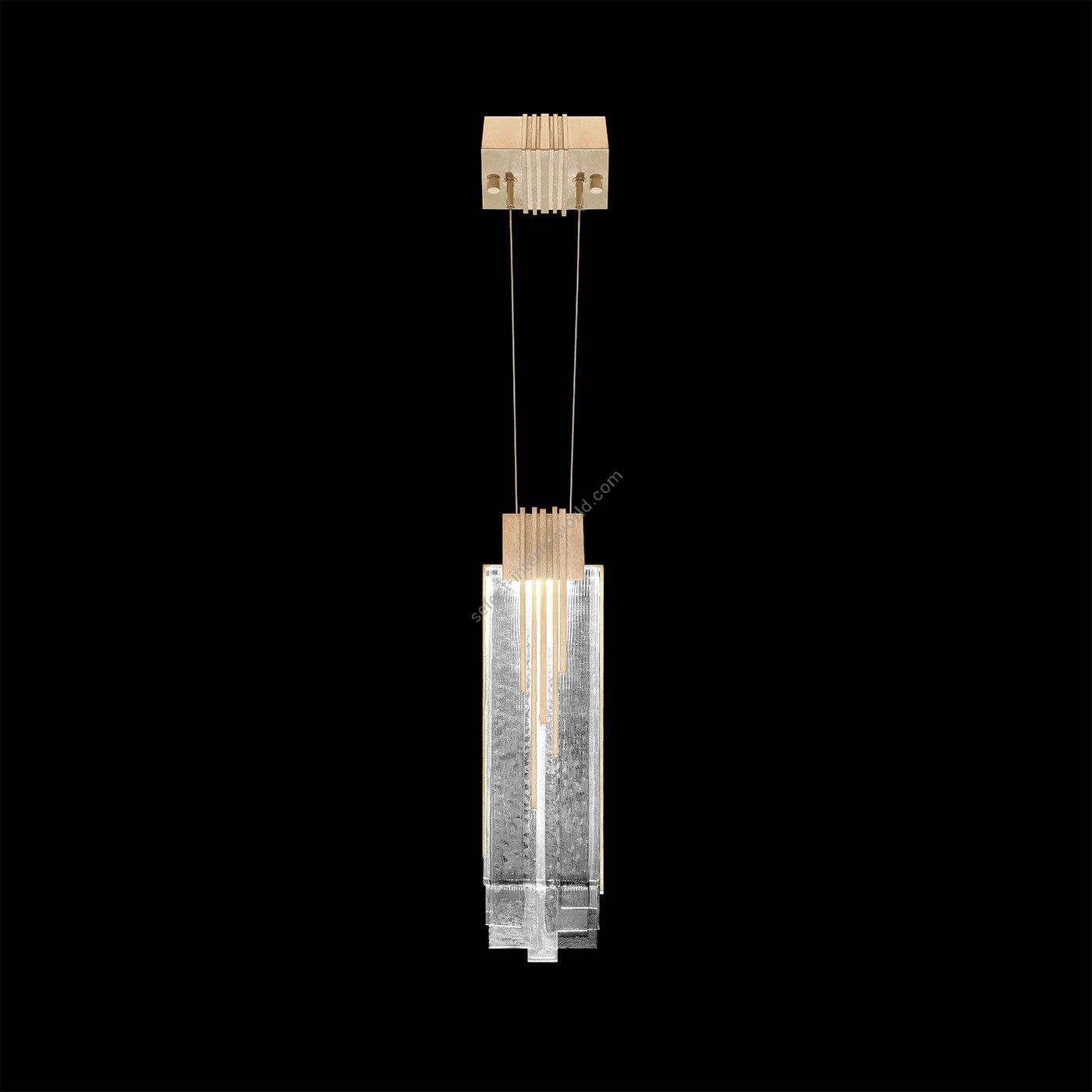 Fine Art Handcrafted Lighting / Pendants & Suspension Lights / Arpeggio 4.5″W Square Pendant