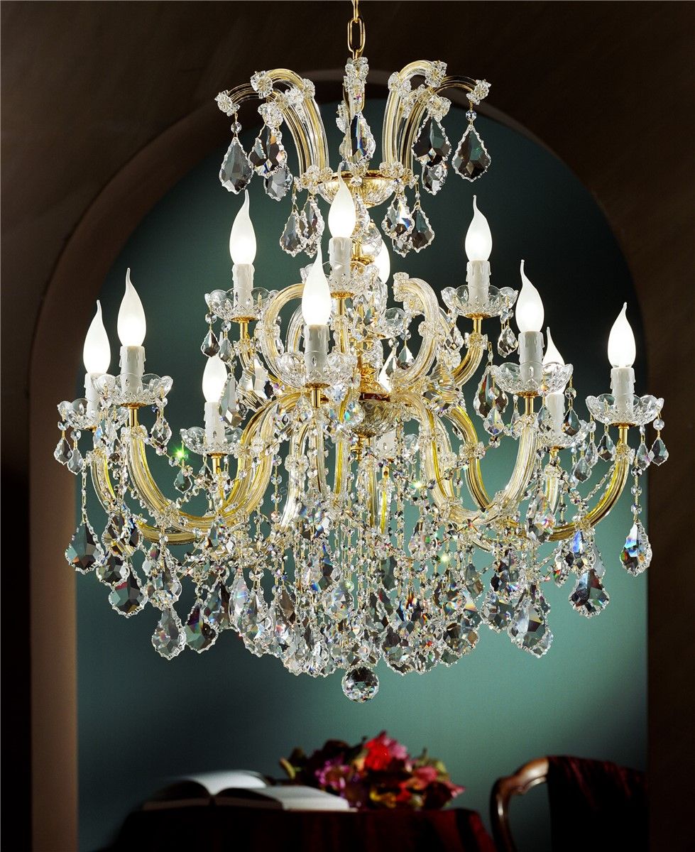 Italian Luxury Lighting / Chandeliers / Maria Theresa 18 Lights 1027 012